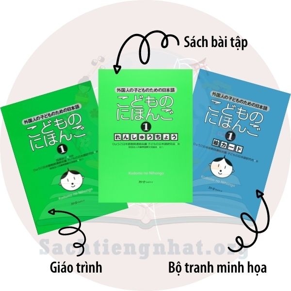 FREESHIP Trọn bộ 6 quyển Gaikokujin No Kodomo no tame No Nihongo Kodomo No Nihongo