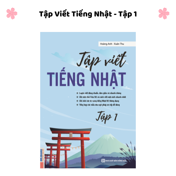 Sách tập viết tiếng nhật tập 1