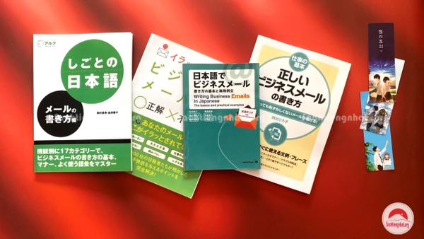 FREESHIP Set 4 sách viết mail thương mại 01