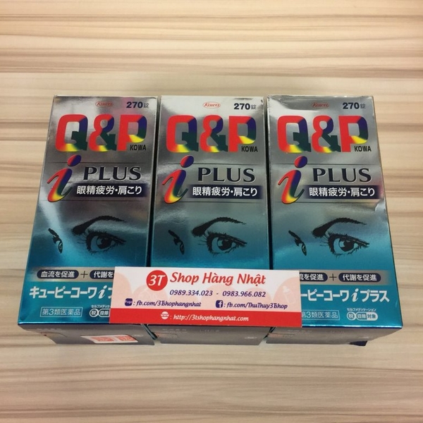 270 viên Viên uống bổ mắt Q&P Kowa - Nhật Bản