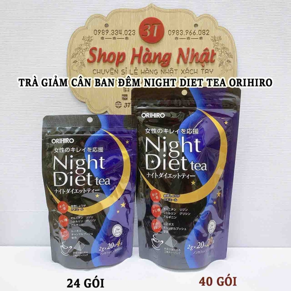 Trà Giảm Cân Ban Đêm Night Diet tea Orihiro - Nhật Bản
