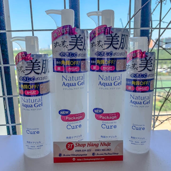 100gr Tẩy da chết Cure Mini chai nhỏ - Nhật Bản