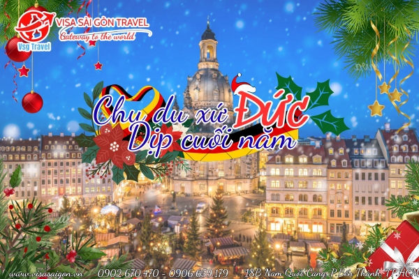 🔔CHU DU ĐẾN ĐỨC DỊP CUỐI NĂM - HÒA MÌNH VÀO TRONG SỰ ẤM ÁP VÀ LÃNG MẠNG Ở TỪNG KHU CHỢ GIÁNG SINH!🎄