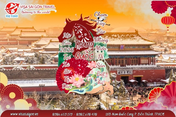 KHỞI ĐẦU 2026 CÙNG XỨ SỞ TRUNG HOA - CHẠM TAY VÀO NHỮNG MIỀN DI SẢN BẤT HỦ