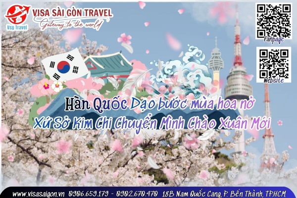 🌸 DẠO BƯỚC HÀN QUỐC MÙA HOA NỞ - NGẮM NHÌN XỨ SỞ KIM CHI CHUYỂN MÌNH CHÀO ĐÓN MÙA XUÂN MỚI