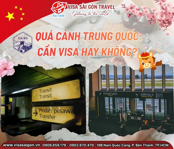Quá cảnh tại Trung Quốc có cần phải xin thêm VISA không?
