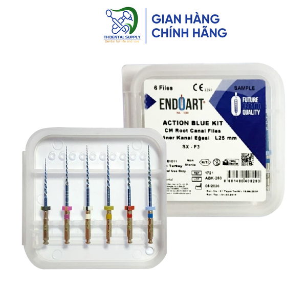 Trâm lấy tủy răng Endoart rotary files Kit 21mm - Kit 25mm
