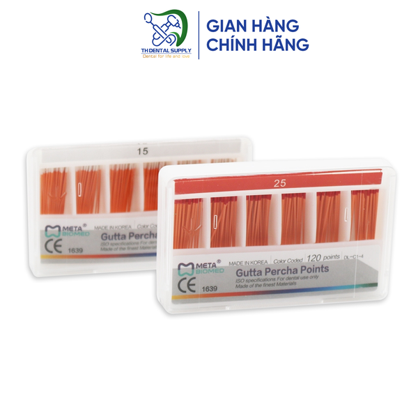 Côn Gutta Có Vạch Meta Biomed Korea (60 cái/hộp)