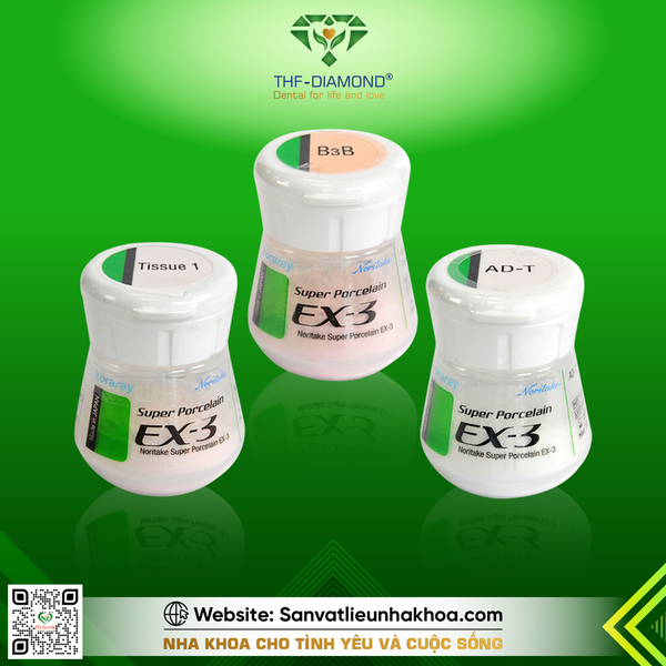 Bột Sứ NORITAKE Kim loại EX3 (10g)