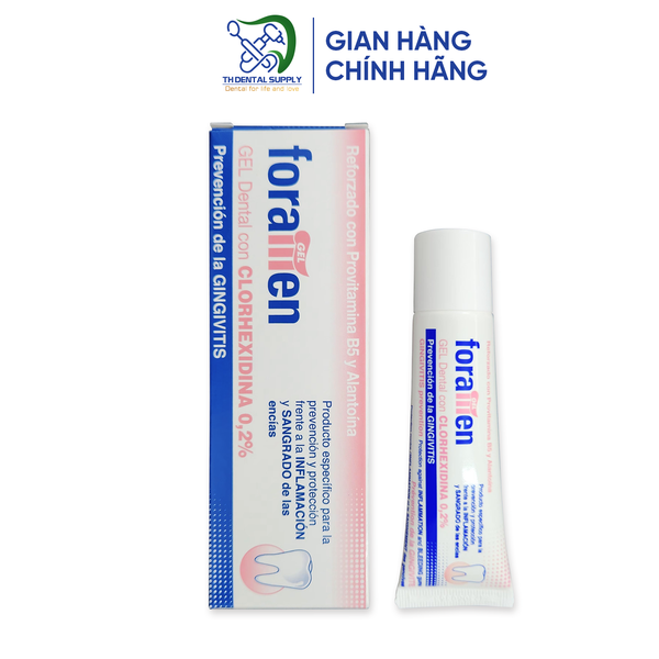 Gel bôi nướu Foramen Gingivitis Clorhexidine Gel 30ml. Made in Spain