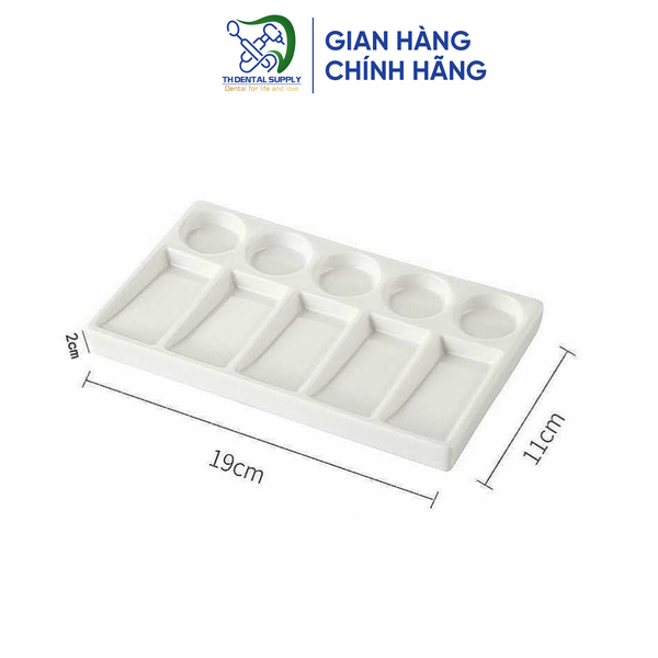 Khay đắp sứ bằng sứ