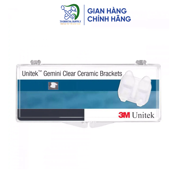 Mắc cài sứ Gemini Clear U/L (20 cái/ bộ, 2 hàm, R5-R5)