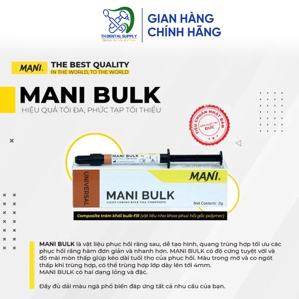 Mani Bulk COMPOSITE LỎNG TRÁM KHỐI (màu Universal)