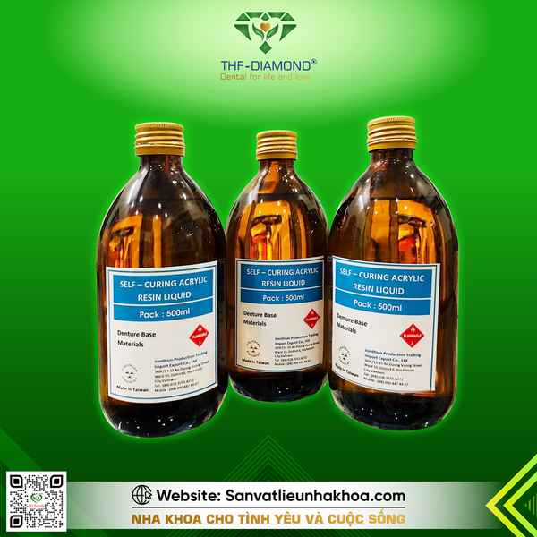 Nước tự cứng răng tạm - Chai 500 ml