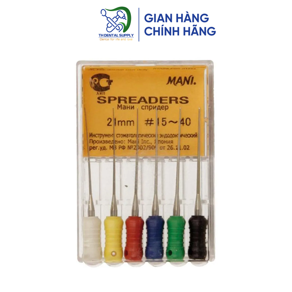 Lèn ngang SPREADERS - Lèn dọc PLUGGERS. Thương hiệu Mani