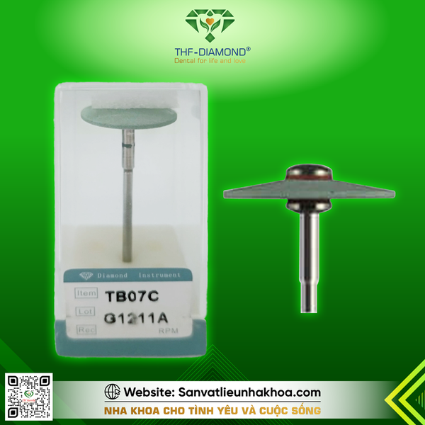 Đá mài THF-DIAMOND cát thô TB07 (22x2mm)