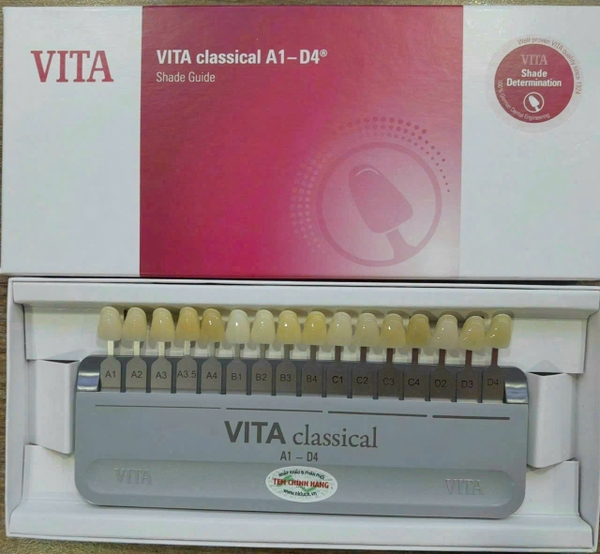 Bảng so màu răng Chính hãng Vita Classical A1-D4