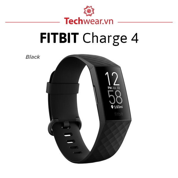 Đồng hồ thông minh theo dõi sức khỏe Fitbit Charge 4 mới 