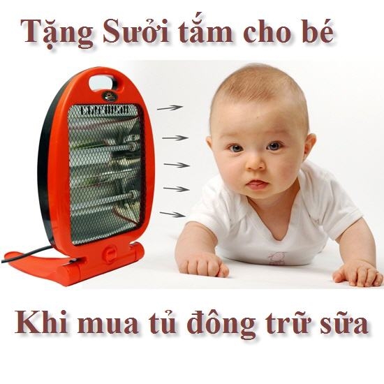 Tặng máy sưởi tắm cho bé