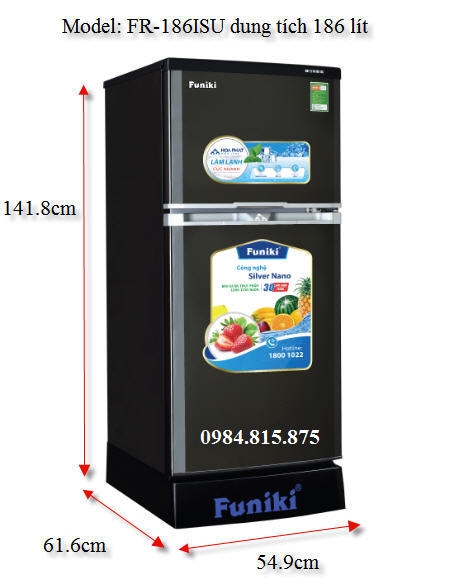 Tủ lạnh 186 lít