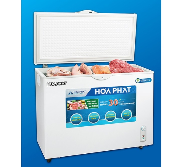 Tủ đông Hòa phát  Inverter 1 ngăn 1 cánh HCFI 516S1Đ1 516 lít