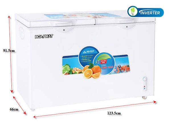 Tủ đông Inverter 2 ngăn 270 lít