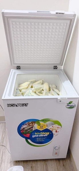 Tủ đông trữ sữa 100l