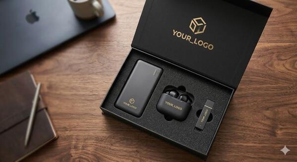 Sạc dự phòng + tai nghe + USB