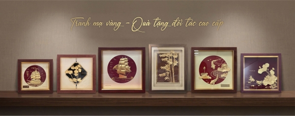 Tranh mạ vàng