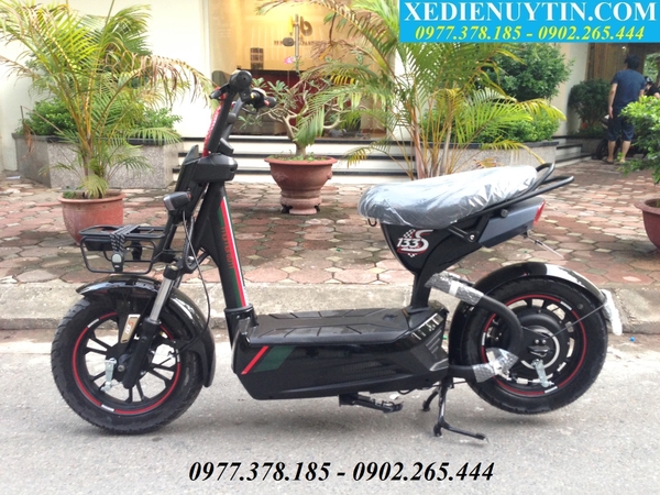 Thu tuc mua xe dap dien tra gop o Ha Noi xe kieu dang Vespa Zoomer Nijia 2015 Giant 133s gia re - 2