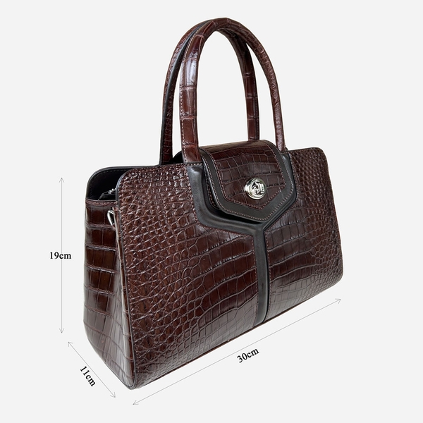 Túi xách da cá sấu size 30
