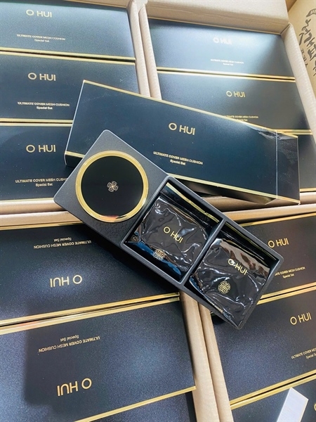 Set Phấn Nước OHUI Đen Tặng kèm 2 lõi phụ