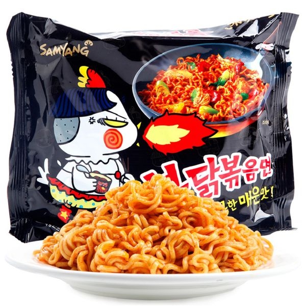 Mì Gà Cay Khô Vị Truyền Thống Samyang 140g Kangnam Mart