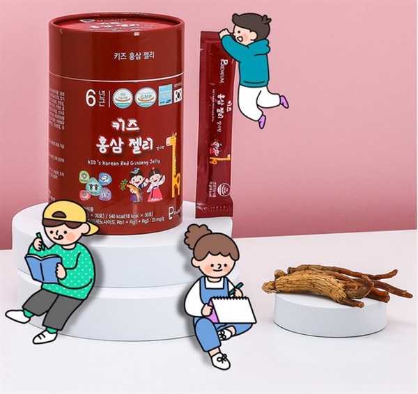 Thạch Hồng Sâm Baby PL Vị Dâu Hàn Quốc (30 gói)