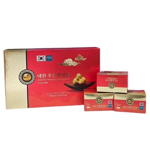 An Cung Ngưu Hoàng Hoàn Daehan Woohwang- Cheongsimwon Hàn Quốc (10 viên)