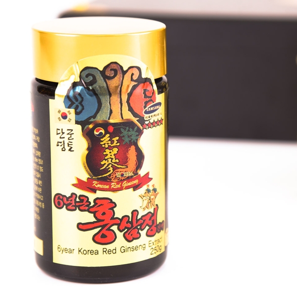 Cao Hồng Sâm Mật Ong Hàn Quốc Hộp Gỗ 250g x 4 lọ