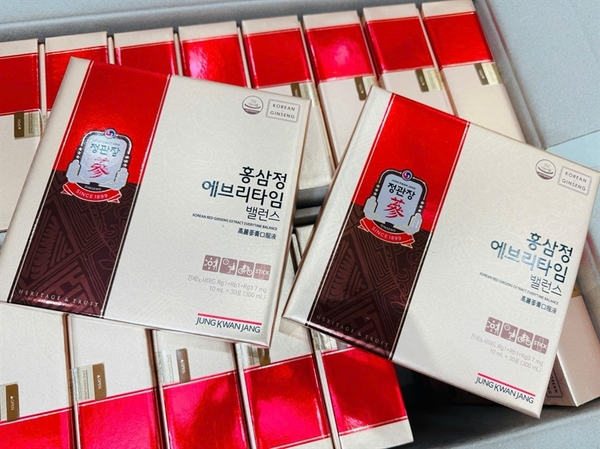 Nước Tinh Chất Hồng Sâm Chính Phủ KGC Everytime Balance hộp 30 gói x 10ml