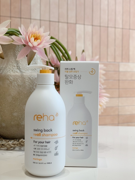 Dầu Gội Trị Rụng Tóc REHA Hương Moringa 500ml (chùm ngây)
