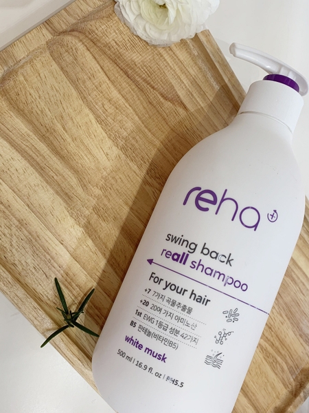 Dầu Gội Trị Rụng Tóc REHA Hương White Musk 500ml (xạ hương trắng)