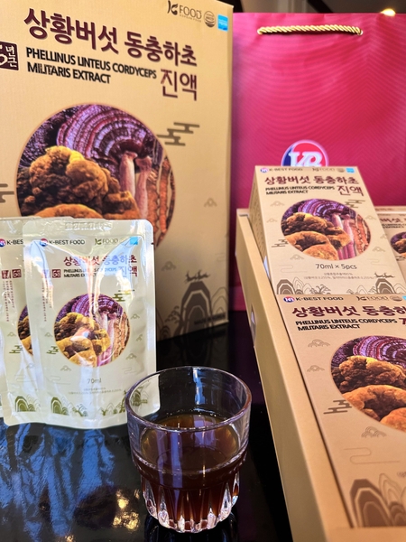 Nước Nấm Thượng Hoàng Đông Trùng Hạ Thảo K-Best Food (30 gói * 70ml)