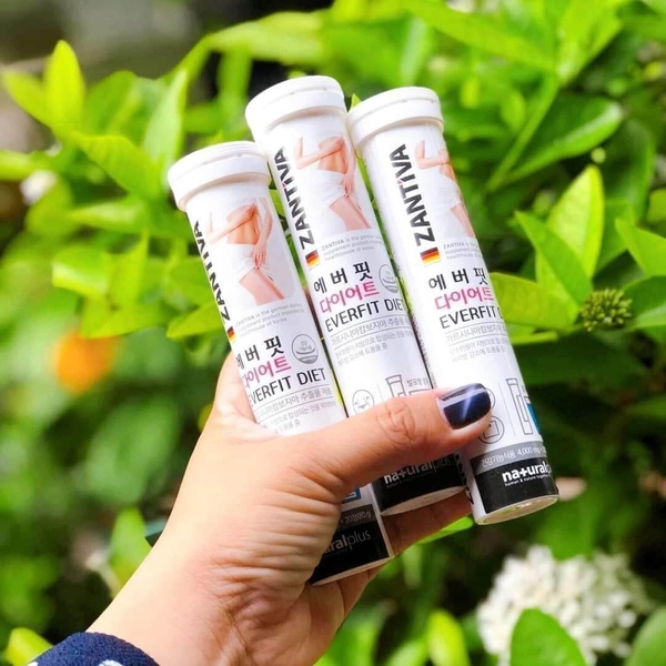 Viên sủi giảm cân Hàn Quốc Zantiva Everfit Diet (ống 20 viên)