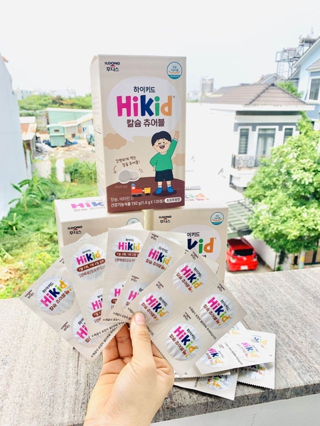 Kẹo Sữa Hikid Vị Socola Bổ Sung Canxi Phát Triển Chiều Cao (120 viên - Từ 1y)