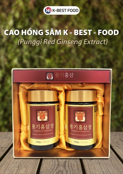 Cao Hồng Sâm Cô Đặc K-Best Food Hàn Quốc (Hộp 2 lọ/4 lọ)