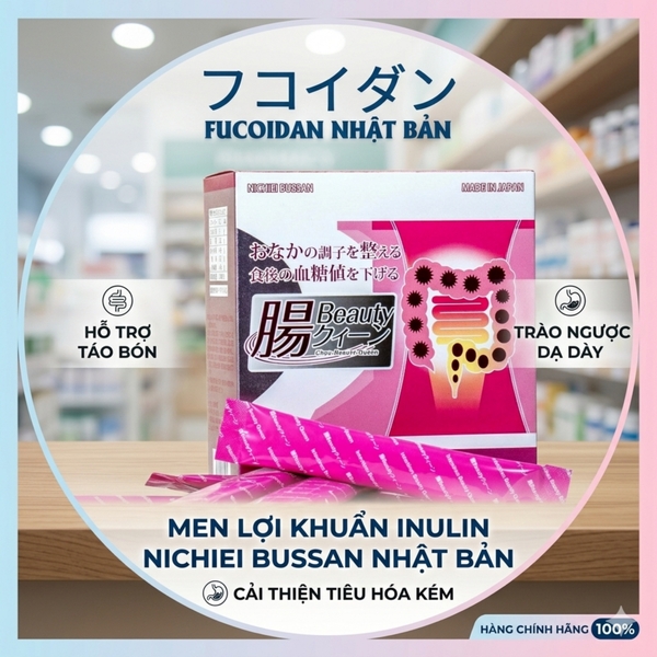 Bột Uống Men Lợi Khuẩn Nichiei Bussan Chou Beauty Queen Nhật Bản 30 Gói