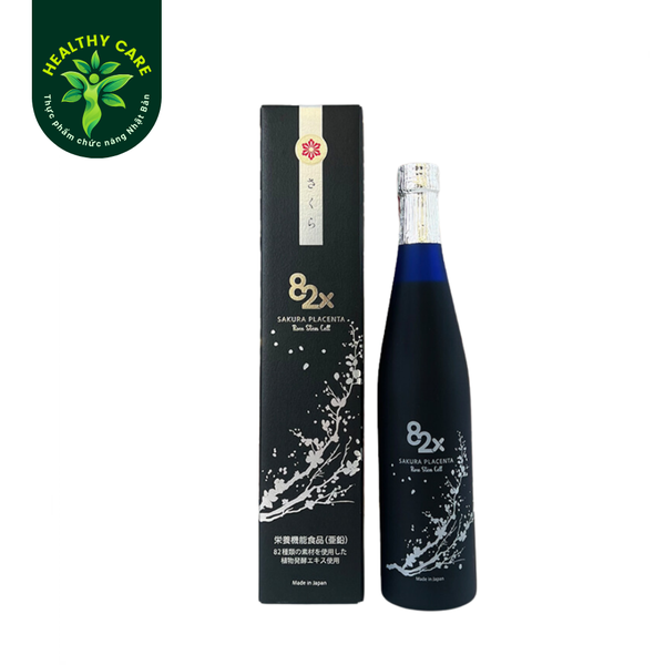 Nước Uống 82x Sakura Placenta Rose Stem Cell Từ Nhật Bản 500ml
