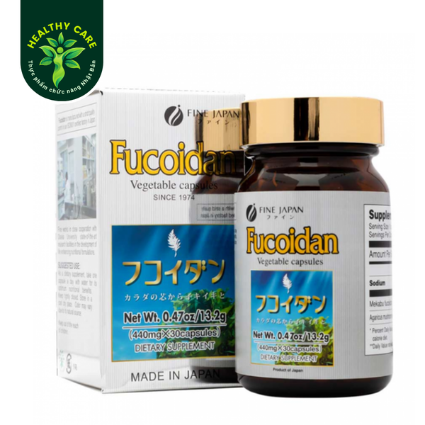 Viên Uống Hỗ Trợ Điều Trị Ung Thư Fine Japan Fucoidan Nhật Bản 30 Viên