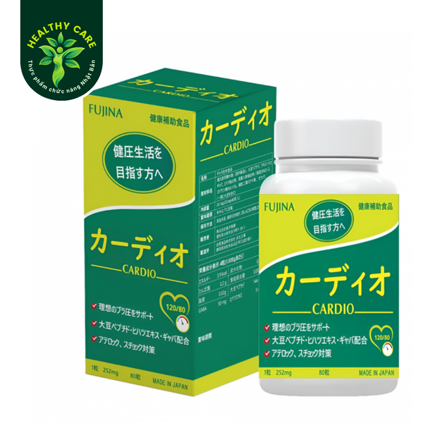 Viên Uống Hỗ Trợ Huyết Áp FUJINA CARDIO 80 Viên