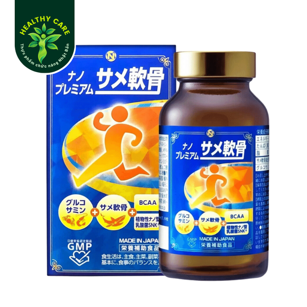 Viên Uống Sụn Vi Cá Mập Nano Premium Nichiei Bussan Nhật Bản 150 Viên