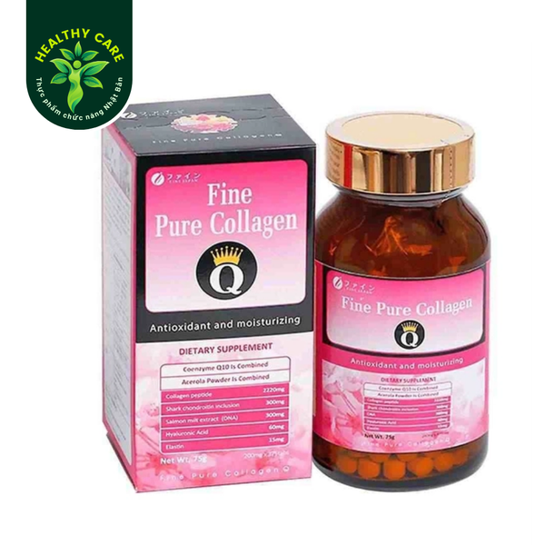 Viên Uống Đẹp Da Fine Pure Collagen Q Nhật Bản 375 Viên