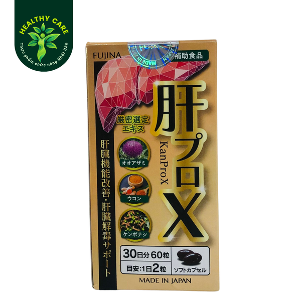 Viên Uống Hỗ Trợ Giải Độc Gan KanProX FUJINA 60 Viên